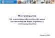 Microseguros Un mecanismo de protección para los sectores de bajos ingresos y microempresarios Febrero 2007
