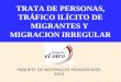 TRATA DE PERSONAS, TRÁFICO ILÍCITO DE MIGRANTES Y MIGRACION IRREGULAR PAQUETE DE MATERIALES PEDAGÓGICOS 2010