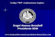 Ángel Ramos Brusiloff Presidente IIDM  Codigo PBIP. Implicaciones legales