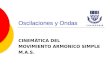 Oscilaciones y Ondas CINEMÁTICA DEL MOVIMIENTO ARMONICO SIMPLE M.A.S