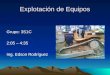 Explotación de Equipos Grupo: 3S1C 2:05 – 4:35 Ing. Edson Rodríguez