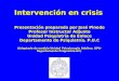 Intervención en crisis Presentación preparada por José Pinedo Profesor Instructor Adjunto Unidad Psiquiatría de Enlace Departamento de Psiquiatría, P.U.C