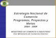 Estrategia Nacional de Comercio Programas, Proyectos y Metas 2004 - 2009 MINISTERIO DE COMERCIO E INDUSTRIAS Vice Ministerio de Comercio Exterior