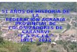 51 AÑOS DE HISTORIA DE LA FEDERACIÓN AGRARIA PROVINCIAL DE COLONIZADORES DE CARANAVI F.A.P.C.CA. 1961 - 2012