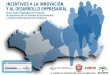OBJETIVOS CLAVE DE LA NUEVA ORDEN DE INCENTIVOS Hacer gravitar sobre la Innovación el sistema de incentivos a la actividad empresarial en Andalucía. Favorecer