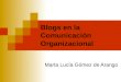 Blogs en la Comunicación Organizacional Marta Lucía Gómez de Arango