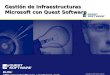 Copyright © 2007 Quest Software Gestión de Infraestructuras Microsoft con Quest Software BLOG: 