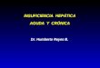 Dr. Humberto Reyes B. INSUFICIENCIA HEPÁTICA AGUDA Y CRÓNICA