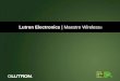 Lutron Electronics | Maestro Wireless ® ahorre energía con Lutron TM