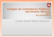 Colegio de Contadores Públicos del Estado Táchira 2011 Rif J-30157823-6 Comité: Sector Público-Tributario