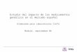 1 Estudio del impacto de los medicamentos genéricos en el mercado español Elaborado para Laboratorios Cinfa Madrid, septiembre 06