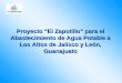 Proyecto El Zapotillo para el Abastecimiento de Agua Potable a Los Altos de Jalisco y León, Guanajuato