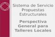 Sistema de Servicio Propuestas Estructurales Perspectiva General para Talleres Locales