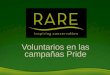 Voluntarios en las campañas Pride. Construyendo la sostenibilidad UNA HISTORIA DE ÉXITO