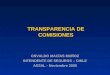 TRANSPARENCIA DE COMISIONES OSVALDO MACÍAS MUÑOZ INTENDENTE DE SEGUROS – CHILE ASSAL - Noviembre 2005