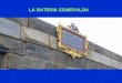 LA BATERIA ESMERALDA. La batería está compuesta por una construcción de piedra y enfierradura que albergaba a tres cañones Rodman de 600 libras. Parte
