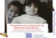 Programa de evaluación de sistemas educativos : Algunas lecciones aprendidas Consorcio Latinoamericano de Evaluación de sistemas educativos 