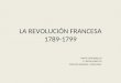 LA REVOLUCIÓN FRANCESA 1789-1799 MAITE LABÉ REBOLLO 1º BACHILLERATO B COLEGIO VEDRUNA.- PAMPLONA