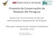 Proyecto de Conservación de Bosques del Paraguay Reducción de Emisiones de GEI por deforestación y degradación de bosques Mercado Voluntario de Carbono