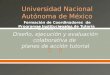 Universidad Nacional Autónoma de México Formación de Coordinadores de Programas Institucionales de Tutoría