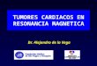 TUMORES CARDIACOS EN RESONANCIA MAGNETICA Dr. Alejandro de la Vega