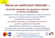 Hacia un currículum bimodal V.4 Aprender haciendo con apuntes e Internet y retener vocabulario Pere Marquès (2013). grupo DIM-UAB