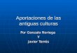 Aportaciones de las antiguas culturas Por Gonzalo Noriega Y Javier Terrés