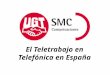 El Teletrabajo en Telefónica en España. Sector Estatal Comunicaciones 1.Descripción de los Acuerdos de Teletrabajo en Telefónica en España (negocios fijo