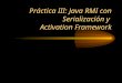 Práctica III: Java RMI con Serialización y Activation Framework