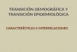 TRANSICIÓN DEMOGRÁFICA Y TRANSICIÓN EPIDEMIOLÓGICA CARACTERÍSTICAS E INTERRELACIONES