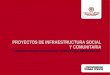 PROYECTOS DE INFRAESTRUCTURA SOCIAL Y COMUNITARIA SUBDIRECCIÓN DE PREVENCIÓN Y ATENCIÓN DE EMERGENCIAS