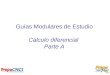 Guías Modulares de Estudio Cálculo diferencial Parte A