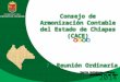 2014 Consejo de Armonización Contable del Estado de Chiapas (CACE) 2ª Reunión Ordinaria Tuxtla Gutiérrez, Chiapas. Noviembre 14 de 2014 Consejo de Armonización