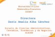 Directora Doris Amalia Alba Sánchez FI-GQ-OCMC-004-015 V. 000-27-08-2011 Escuela de Ciencias Administrativas, Contables, Económicas y de Negocios ECACEN