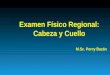 Examen Físico Regional: Cabeza y Cuello M.Sc. Percy Bazán