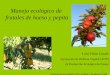 Hortofruticultura ecológica-UNIA-La Rábida- 1 de agosto de 2006 Laia Viñas Canals Agrupación de Defensa Vegetal (ADV) de Producción Ecológica de Ponent