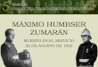 MÁXIMO HUMBSER ZUMARÁN MUERTO EN EL SERVICIO 22 DE AGOSTO DE 1952