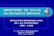 MINISTERIO DE SALUD SILAIS NUEVA SEGOVIA SITUACION EPIDEMIOLOGIA DE LAS ITS/VIH/SIDA AÑO - 2,006 Dr. Luis Alberto Huete Baquedano Programa ITS/VIH/SIDA