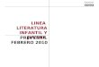 LINEA LITERATURA INFANTIL Y JUVENIL PREVENTA FEBRERO 2010