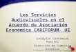 Los Servicios Audiovisuales en el Acuerdo de Asociación Económica CARIFORUM- UE Leidylin Contreras Ramírez Dirección de Comercio Exterior Julio 2010