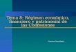 Tema 8: Régimen económico, financiero y patrimonial de las Confesiones Francisca Pérez-Madrid