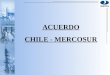 ACUERDO CHILE - MERCOSUR. I.- EN QUE ESTAMOS - EL ACUERDO CHILE-MERCOSUR FUE SUSCRITO EL 25 DE JUNIO DE 1996 EN SAN LUIS, ARGENTINA Y ENTRO EN VIGENCIA