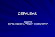 CEFALEAS CICLIPA II DEPTO. MEDICINA FAMILIAR Y COMUNITARIA