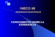 INECO 98 CONOCIMIENTO DESDE LA EXPERIENCIA I N INGENIEROS INDUSTRIALES