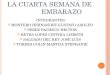 LA CUARTA SEMANA DE EMBARAZO INTEGRANTES: MONTERO HERNANDEZ GUSTAVO ADOLFO PEREZ PACHECO HECTOR REYES LOPEZ CINTHIA LIZBETH SALGADO DEL REY JOSE LUIS TORRES