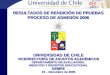 RESULTADOS DE RENDICIÓN DE PRUEBAS PROCESO DE ADMISIÓN 2006 UNIVERSIDAD DE CHILE VICERRECTORÍA DE ASUNTOS ACADÉMICOS DEPARTAMENTO DE EVALUACIÓN, MEDICIÓN