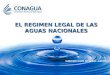 EL REGIMEN LEGAL DE LAS AGUAS NACIONALES SUBDIRECCIÓN GENERAL JURÍDICA