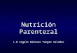 Nutrición Parenteral L.N Angela Dahiana Vargas Valadez