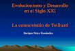 Evolucionismo y Desarrollo en el Siglo XXI La cosmovisión de Teilhard Enrique Neira Fernández