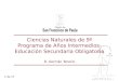 1 de 17 Ciencias Naturales de 9º Programa de Años Intermedios- Educación Secundaria Obligatoria D. Germán Tenorio